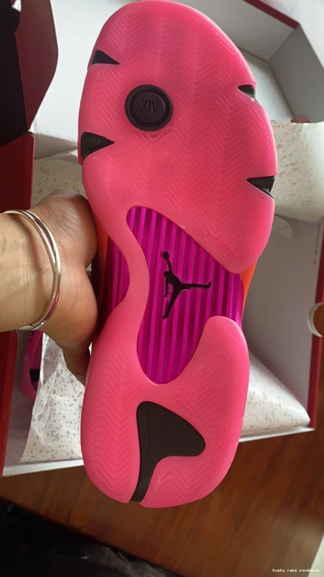 Cheap Husky (W) 14 DH4121-600 Retro Shocking Low Jordan Pink 0707